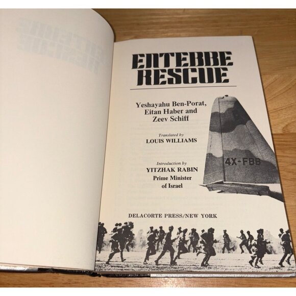 Entebbe Rescue Hardcover Book By Yeshayahu Ben-Porat, Haber, Zeev Schiff 1977 - Picture 11 of 16